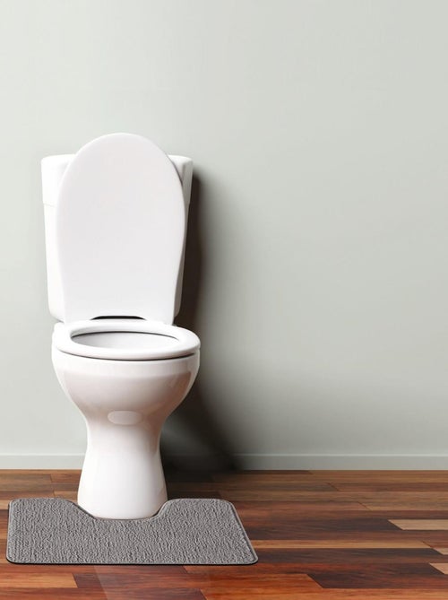 Guy Levasseur - Tapis de toilette uni en polyester - Kiabi
