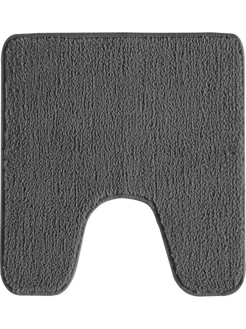 Guy Levasseur - Tapis de toilette uni en polyester - Kiabi