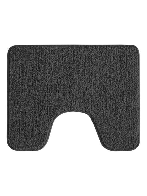 Guy Levasseur - Tapis de toilette uni en polyester - Kiabi