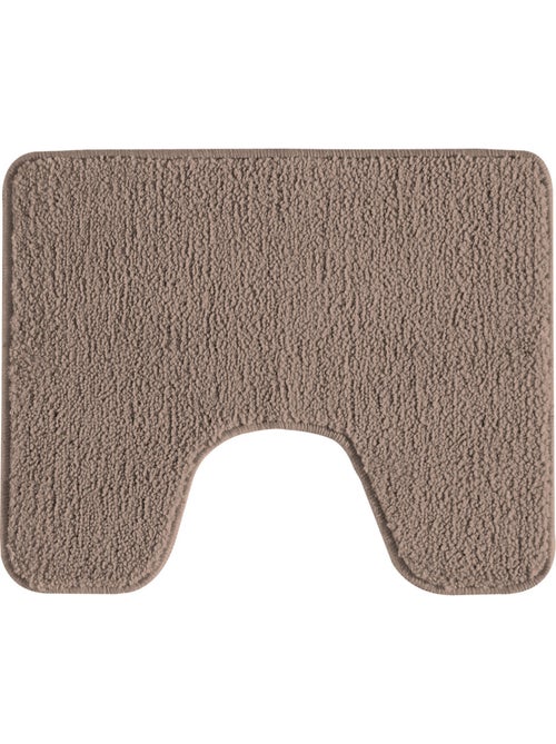 Guy Levasseur - Tapis de toilette uni en polyester - Kiabi