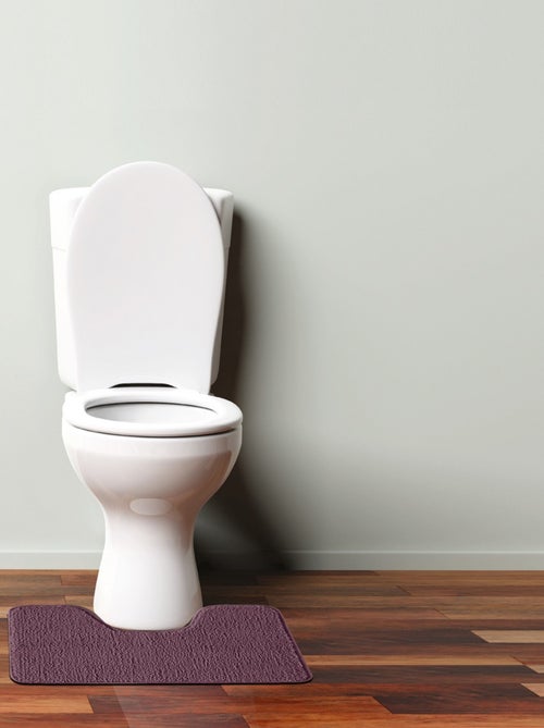 Guy Levasseur - Tapis de toilette uni en polyester - Kiabi