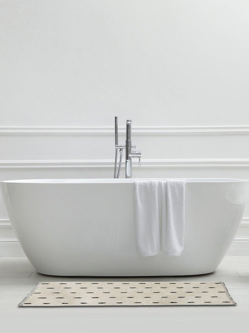 Guy Levasseur - Tapis déco en coton tufté point de cheval - Kiabi