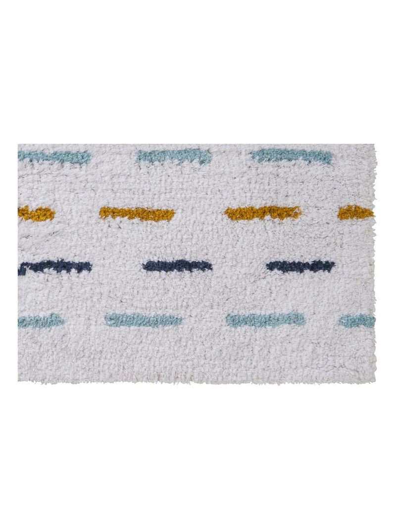 Guy Levasseur - Tapis déco enfant en coton Blanc - Kiabi