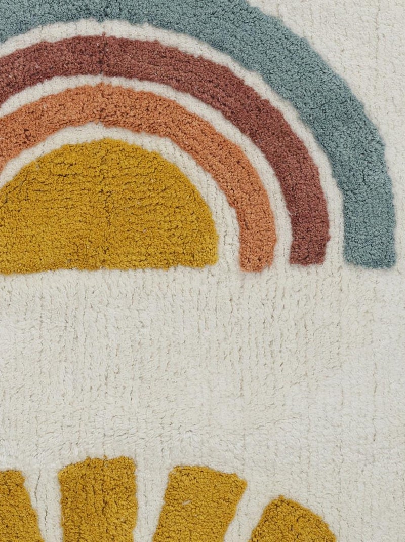 Guy Levasseur - Tapis déco enfant en coton tufté Blanc - Kiabi