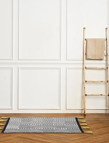 Guy Levasseur - Tapis déco ethnique en coton tissé