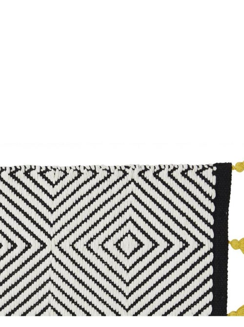Guy Levasseur - Tapis déco ethnique en coton tissé - Kiabi