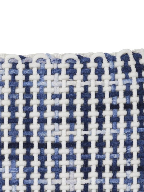 Guy Levasseur - Tapis déco quadrillé en polycoton - Kiabi