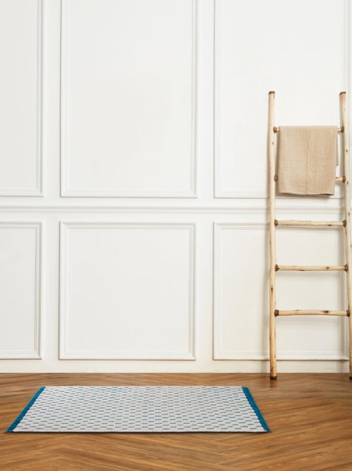 Guy Levasseur - Tapis déco réversible en coton - Kiabi