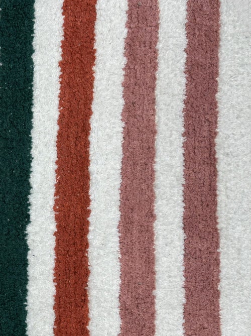 Guy Levasseur - Tapis enfant doux à rayures - Kiabi