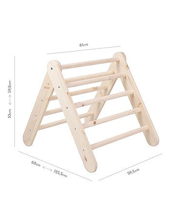 Gymnastique Échelle 112x61x94 cm Triangle Triangle Pikler Triangle pour Enfants