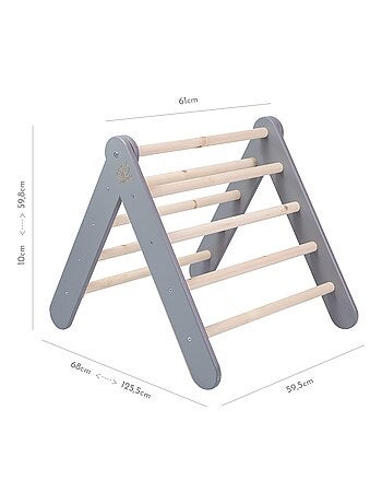 Gymnastique Échelle 112x61x94 cm Triangle Triangle Pikler Triangle pour Enfants