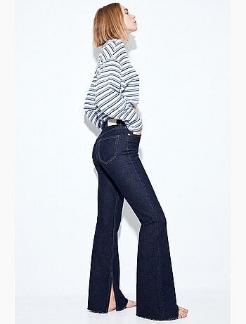 H74 jean slim évasé hiccup