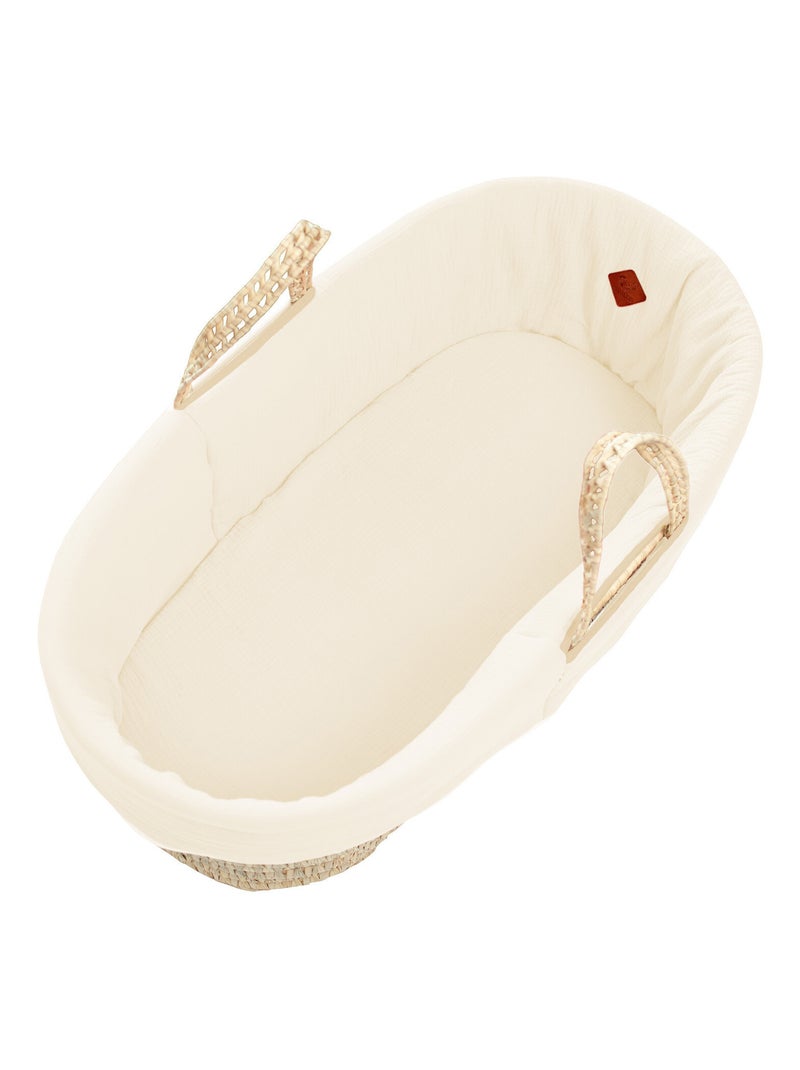 Habillage de couffin en gaze de coton, Jeanne SEVIRA KIDS Ecru - Kiabi