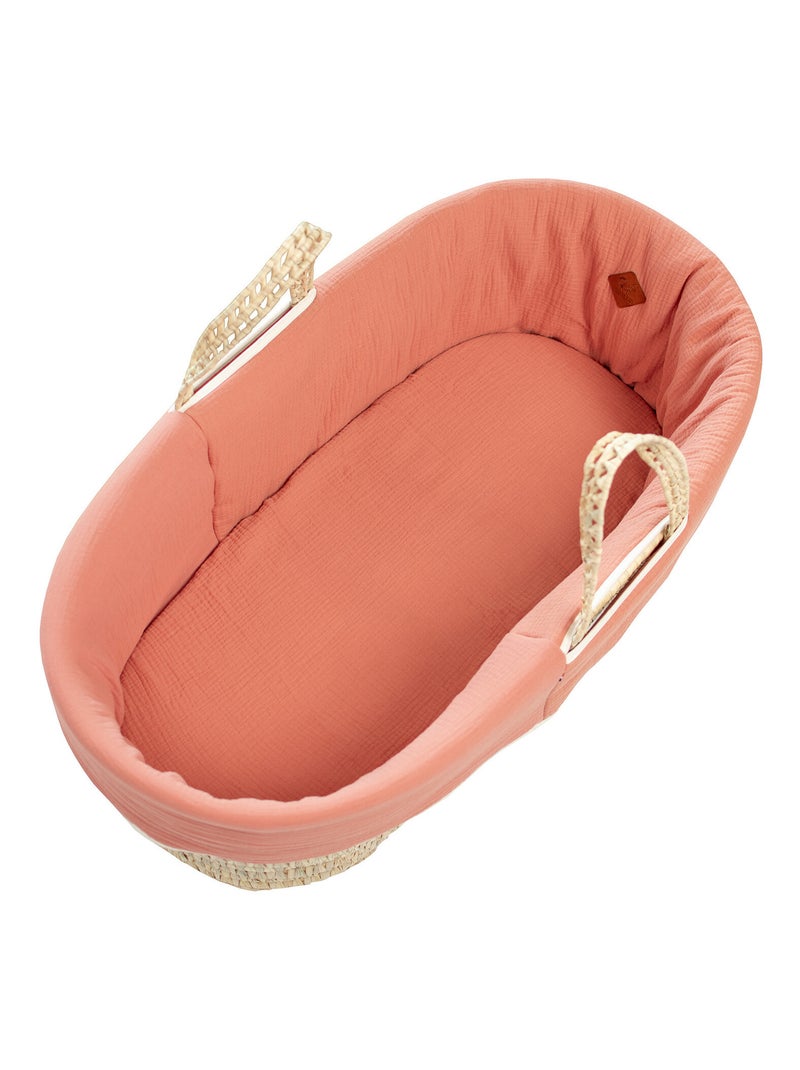 Habillage de couffin en gaze de coton, Jeanne SEVIRA KIDS Marron - Kiabi