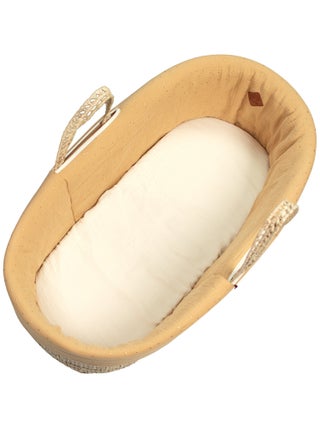 Habillage de couffin en gaze de coton, Pois Dorés SEVIRA KIDS