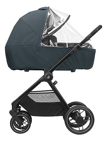 Habillage pluie Confort pour poussette et nacelle, avec pochette de rangement