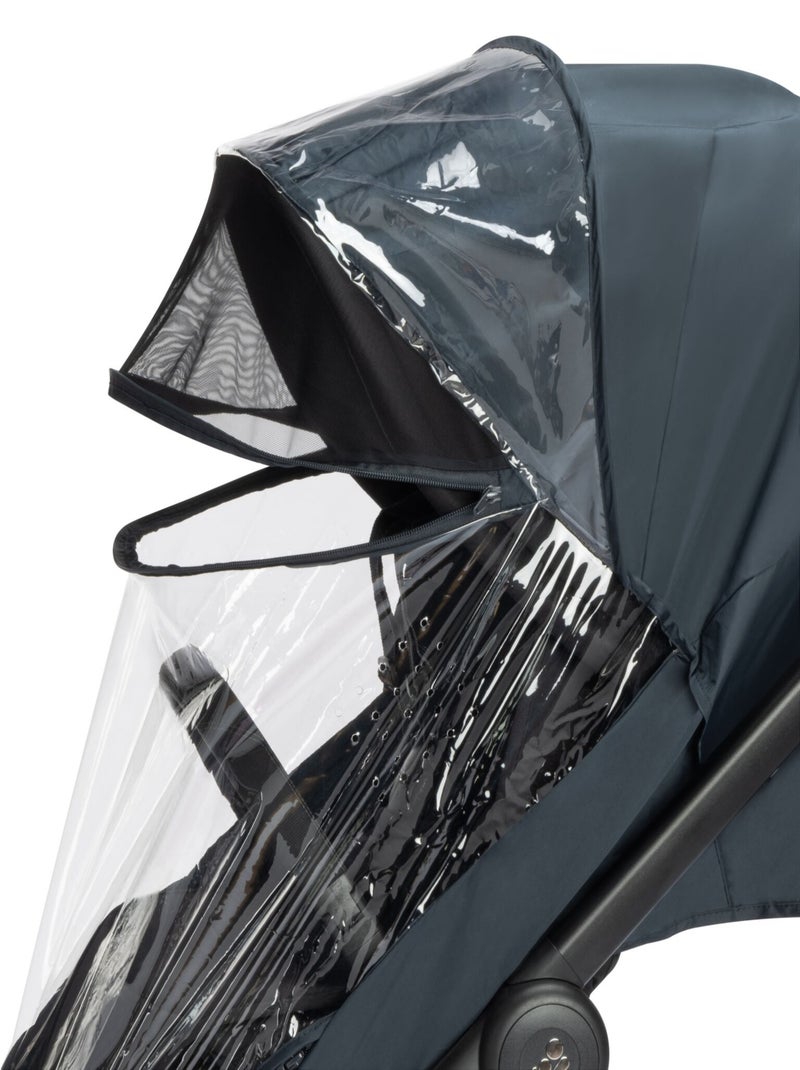 Habillage pluie Confort pour poussette et nacelle, avec pochette de rangement Transparent - Kiabi