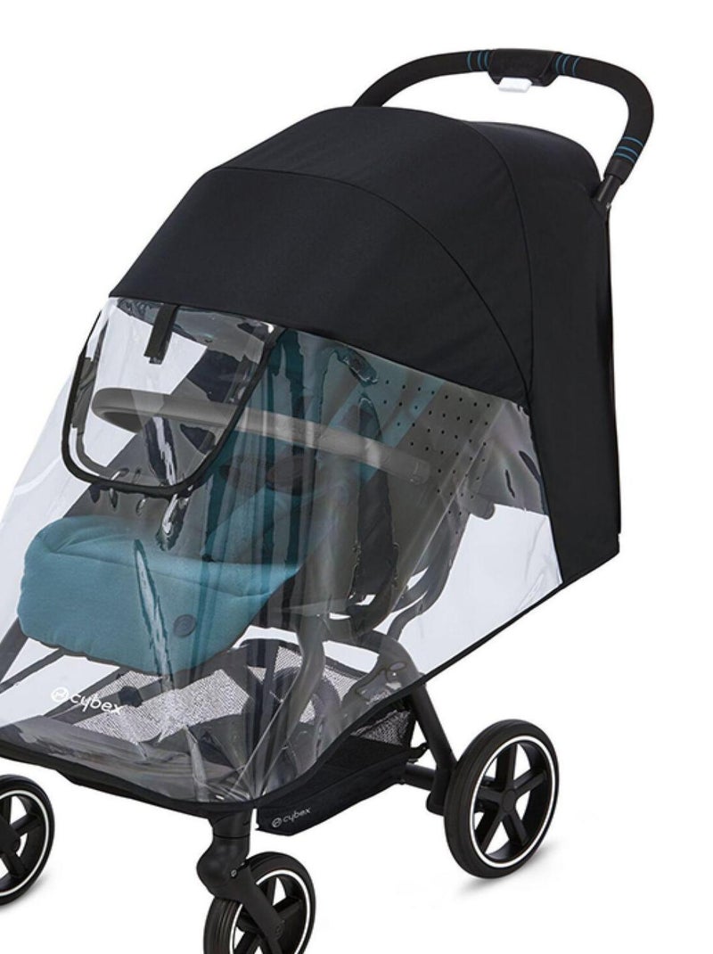 Habillage pluie pour poussette Eezy S Line transparent Noir - Kiabi
