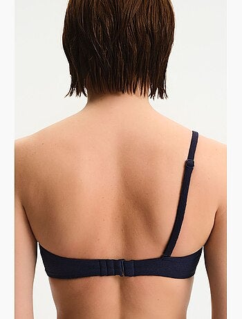 Hailey haut de bikini asymétrique texturé penti