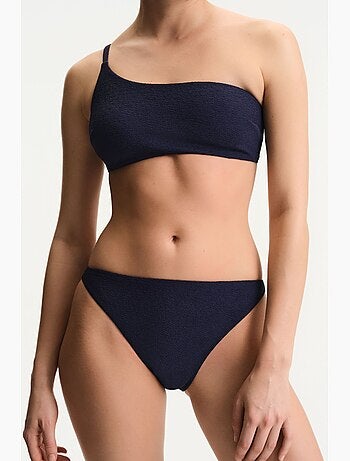 Hailey haut de bikini asymétrique texturé penti