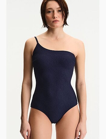 Hailey maillot de bain asymétrique texturé penti