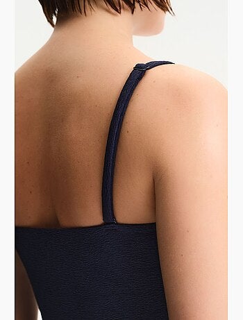 Hailey maillot de bain asymétrique texturé penti