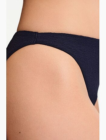 Hailey minimal texturé bas de bikini taille mi-haute penti