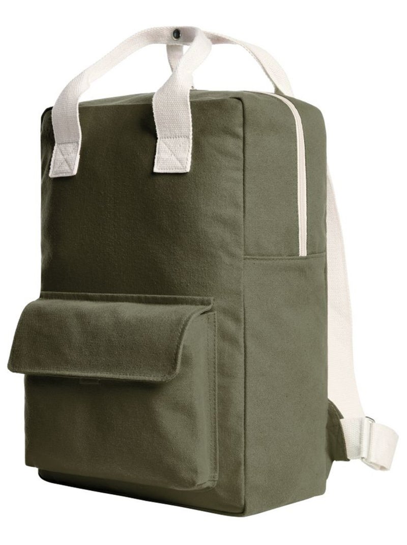 Halfar - Sac à dos motif/style uni LIKE Vert olive - Kiabi