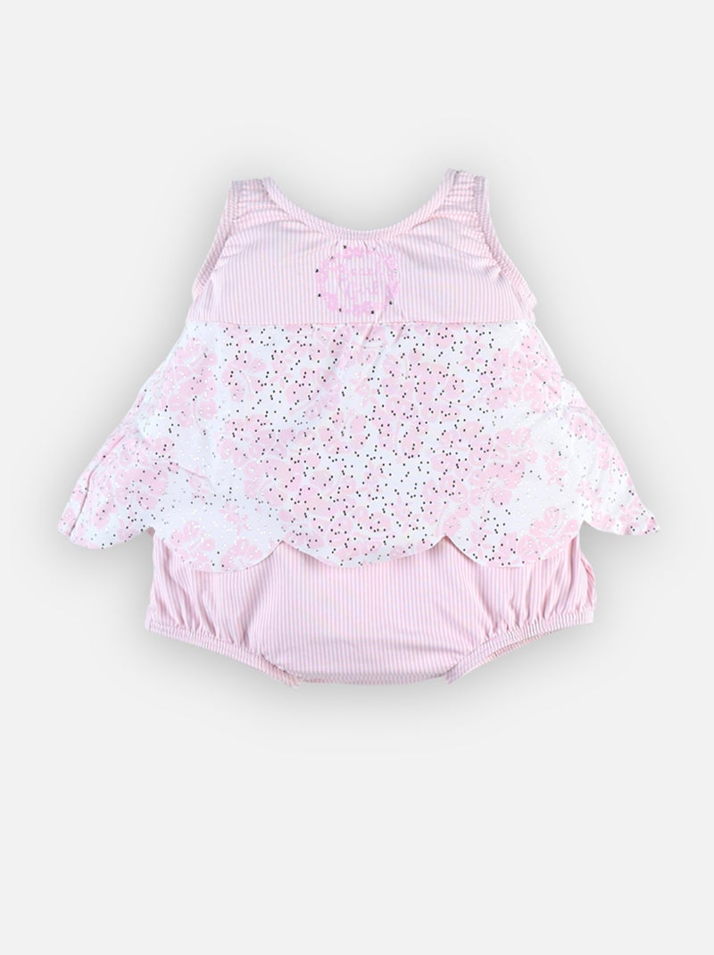 Halina Maillot Double Protection Archimède Rose - Kiabi