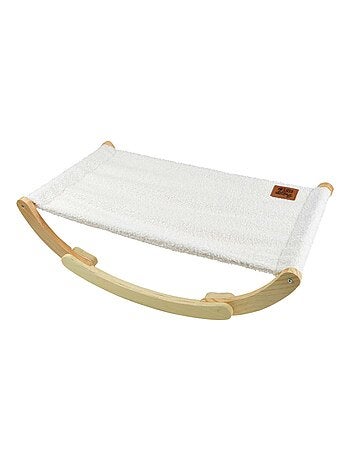 Hamac à bascule pour chat Fluffy en laine bouclée