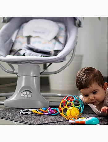 Transat bébé légère avec balancelle, 10 mélodies et moustiquaire incluse - Kahlo