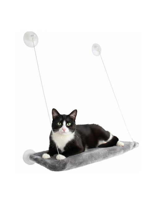 Hamac de fenêtre pour chat Chill en peluche - Kiabi
