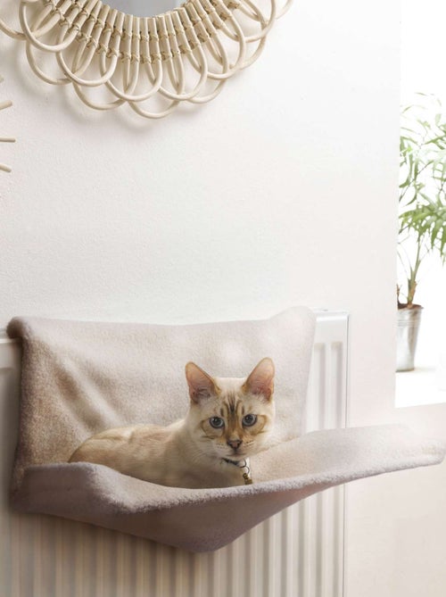 Hamac de radiateur en bouclette pour chat OLYMPE - Kiabi