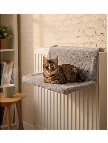 Hamac de radiateur pour chat chill en peluche