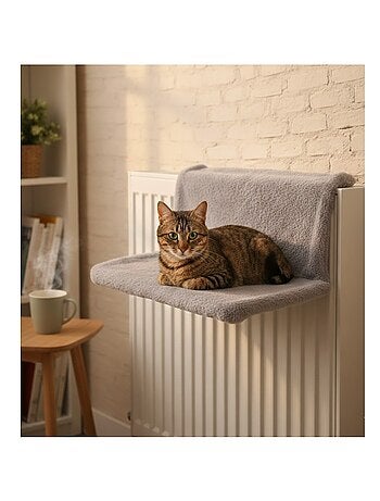Hamac de radiateur pour chat Chill en peluche