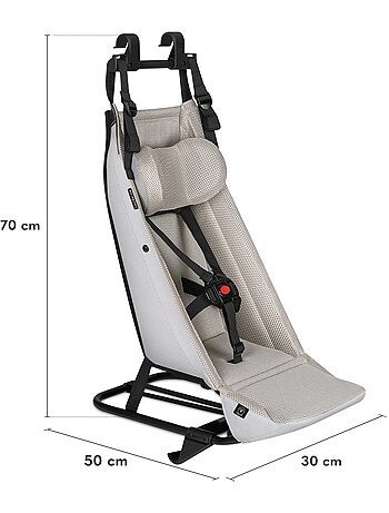Hamac pour remorque vélo 2 en 1 LIONELO Cama – De 1 à 10 mois - Tapisserie aéré et appui-tête