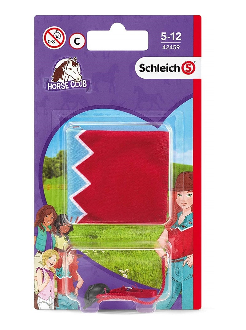 Hannah & Cayenne couverture et licol Rouge - Kiabi