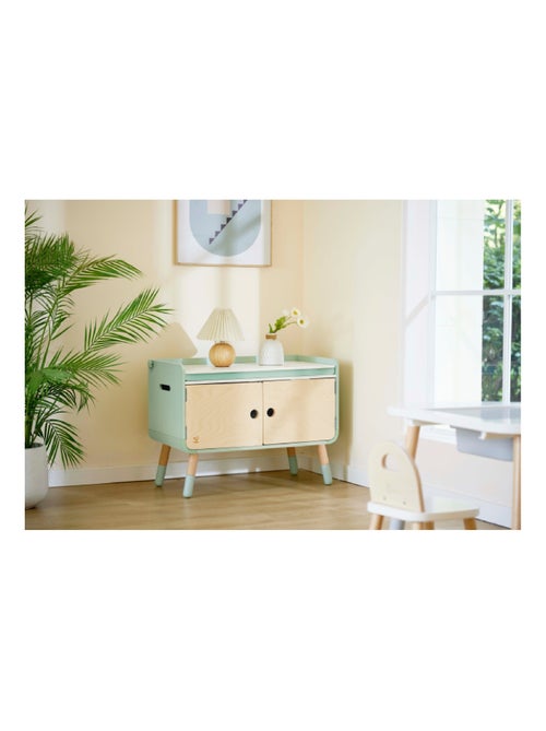 HAPE - Commode/Cuisine enfant équipée 2 en 1 en bois PLAY FURNITURE - Kiabi