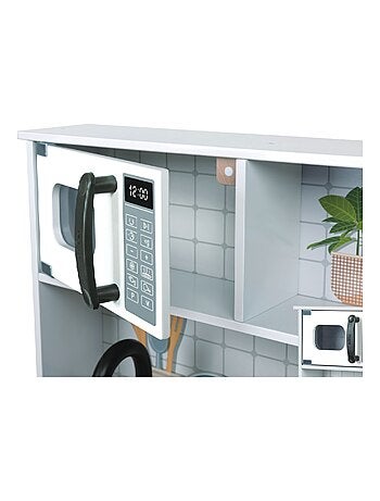 HAPE - Cuisine intéractive en bois pour enfant - 60 x 91,8 x 30 cm - À partir de 3 ans
