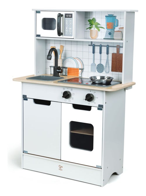 HAPE - Cuisine intéractive en bois pour enfant - 60 x 91,8 x 30 cm - À partir de 3 ans - Kiabi
