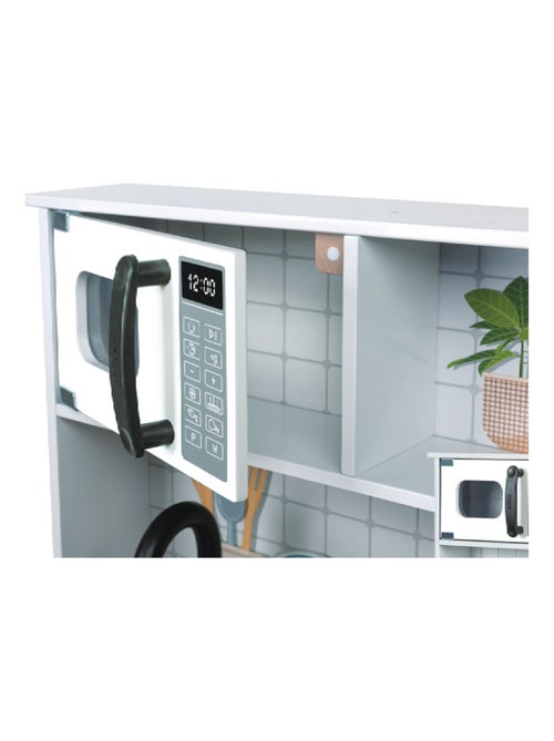 HAPE - Cuisine intéractive en bois pour enfant - 60 x 91,8 x 30 cm - À partir de 3 ans - Kiabi