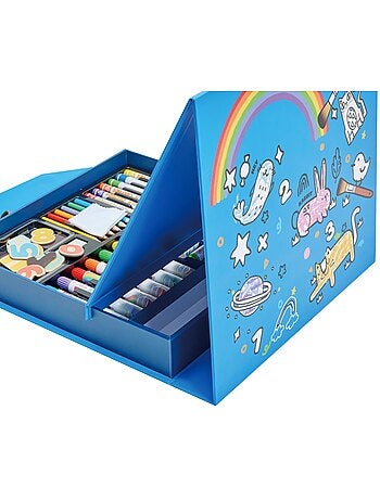 Hape - kit de dessin portable avec tableau magnétique - 32,5 x 6,3 x 32,5 cm - dès 3 ans
