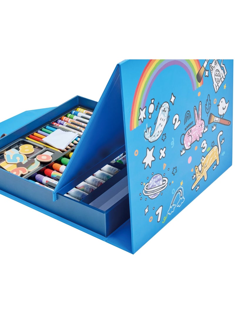 Hape - kit de dessin portable avec tableau magnétique - 32,5 x 6,3 x 32,5 cm - dès 3 ans N/A - Kiabi