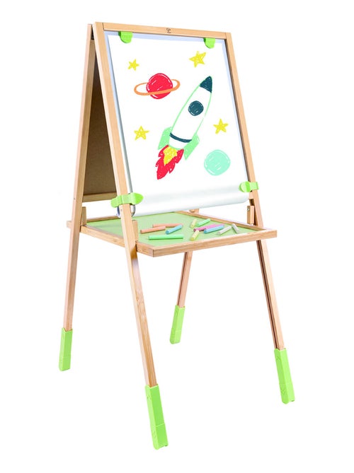 Hape - Tableau 2 en 1 en bambou - Kiabi
