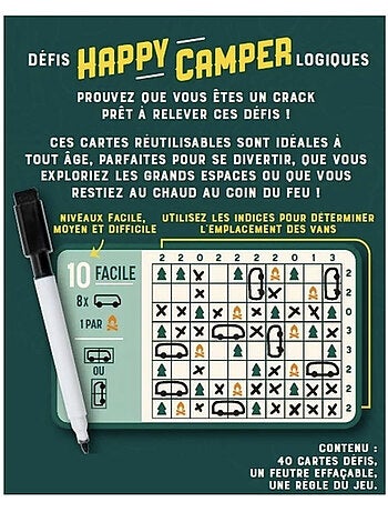 Happy camper - 'professor puzzle'