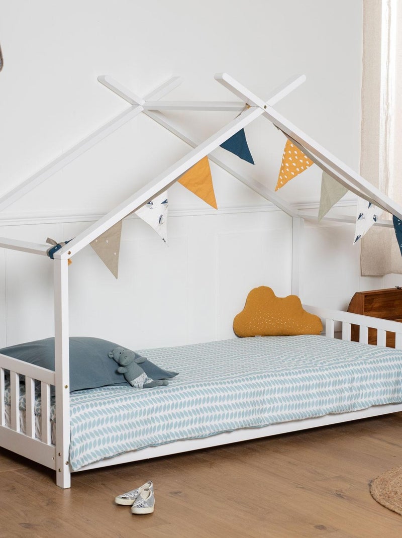 HAPPY GARDEN - Lit pour enfant, cabane, Gaspard Blanc - Kiabi