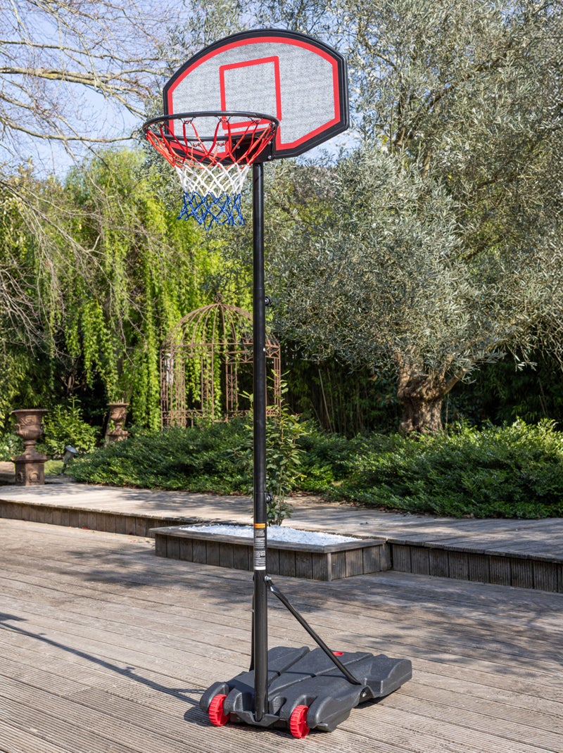 HAPPY GARDEN - Panier de basket-ball ajustable Noir - Kiabi