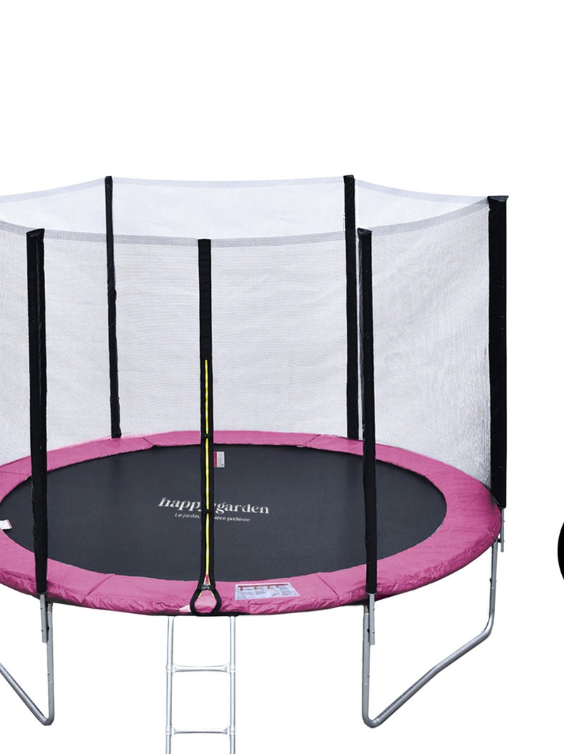 HAPPY GARDEN - Trampoline Ø305cm avec accessoires Rose - Kiabi