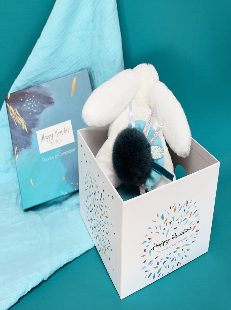 Happy Pop Lapin Pompon Bleu - Kiabi