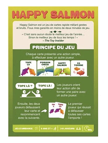 Happy Salmon - Jeu de cartes